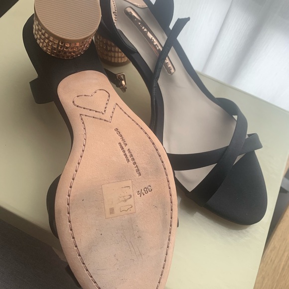 Sophia Webster Elegant satin low heel sandal - Picture 9 of 9